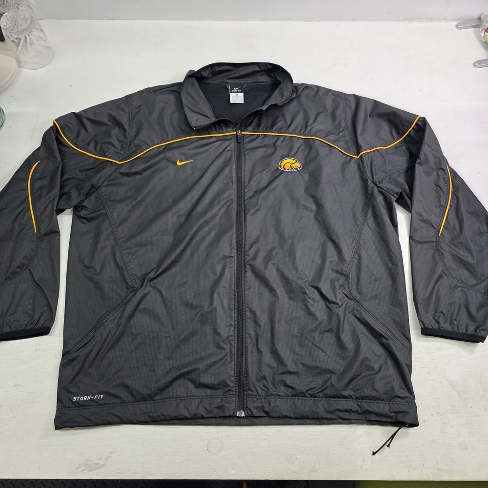 Nike Storm Fit NCAA‎ Southern Miss Golden Eagles Full Zip Windbreaker Jacket XL